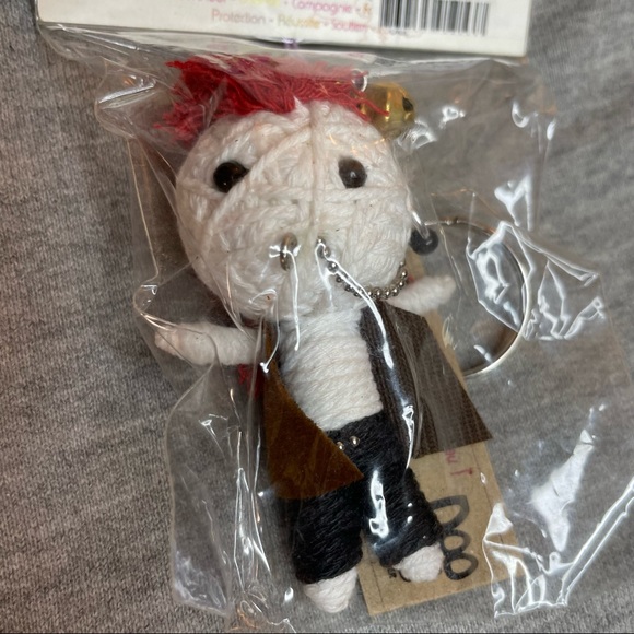 RARE Doo Dolls, String voodoo doll keychains, punk & warrior - Picture 3 of 4